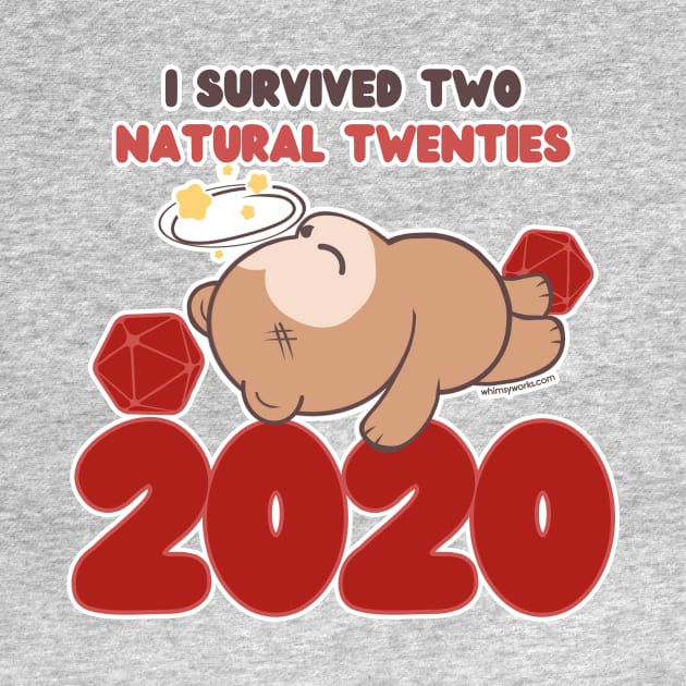 I Survived TWO Natural 20's // D20 // Owlbear // 2020 by whimsyworks